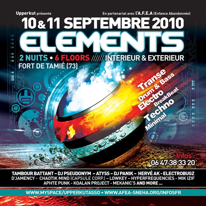 Affiche de l'édition 210 du festival Elements.
