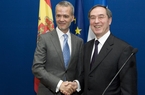 Conférence de presse avec Antonio Camacho, Ministre de l'Intérieur d'Espagne
