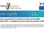 Info rapide n°11 : Hausse du nombre de victimes de crimes ou de délits « anti-LGBT » enregistrées par les forces de sécurité en 2018