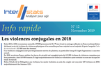 Info rapide n°12 : Les violences conjugales en 2018