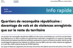 Info Rapide n°40 Quartiers de reconquête républicaine : davantage de vols et de violences enregistrés que sur le reste du territoire