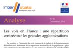 Les vols en France : une répartition centrée sur les grandes agglomérations - Interstats Analyse N° 14 - Décembre 2016