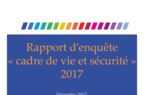 Rapport d’enquête « Cadre de vie et sécurité » 2017